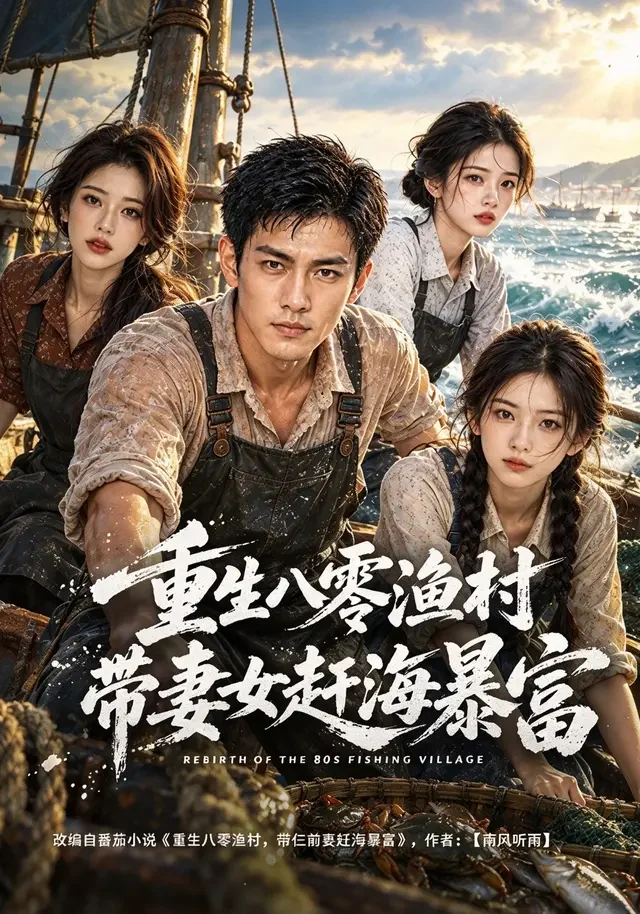 重生八零渔村，带妻女赶海暴富短剧海报