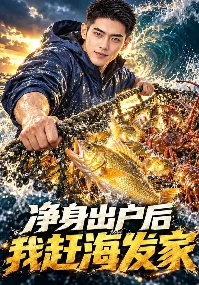 净身出户后，我赶海发家短剧海报