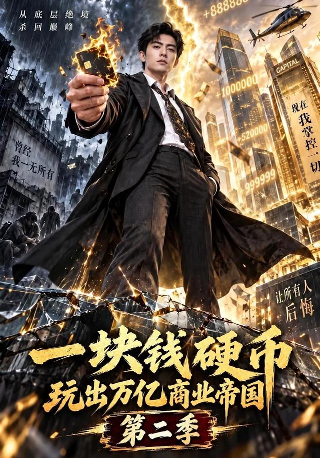 一块钱硬币，玩出万亿商业帝国（第二季）短剧海报