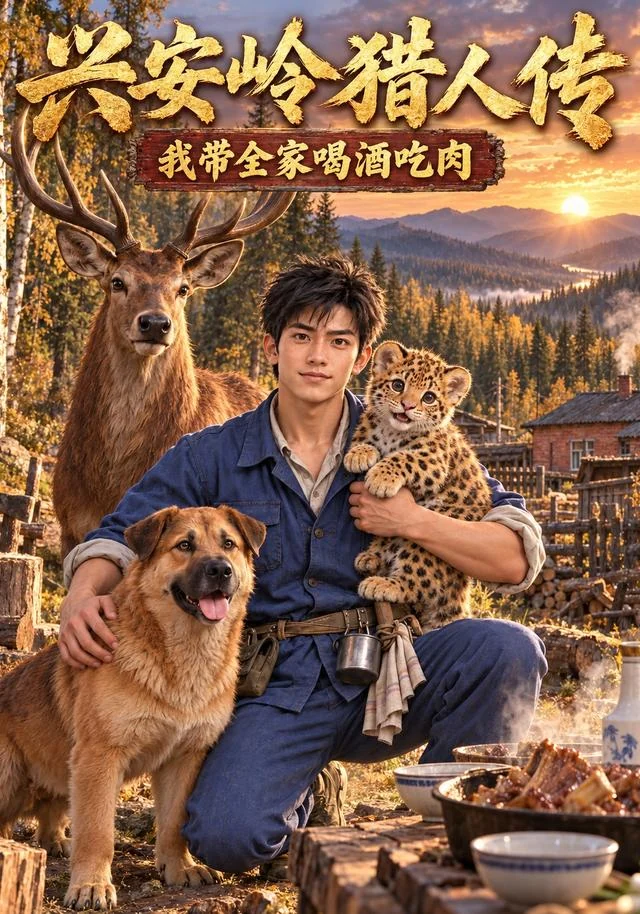 兴安岭猎人传：我带全家喝酒吃肉短剧海报